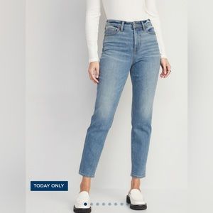 Old Navy High Waist OG Straight Jeans Women Size 6